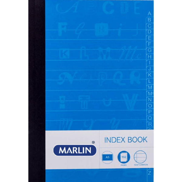 Freedom A5 192 Pages College Exercise Book Index