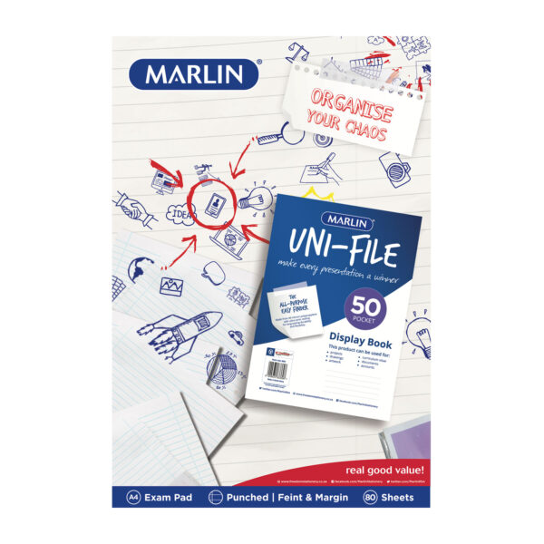 Marlin Exam Pad 80 Pages College Exercise Book