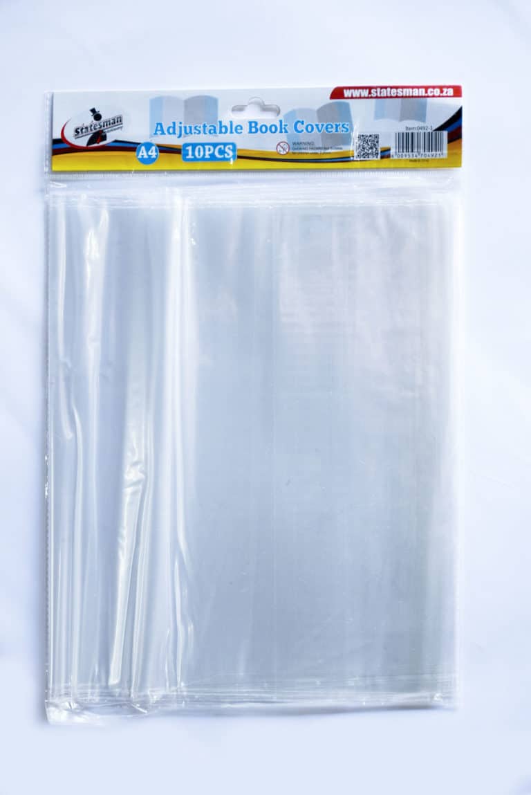 Slip on Covers A4Plastic Ready Cut Standard 10 Pack Statesman Stationery