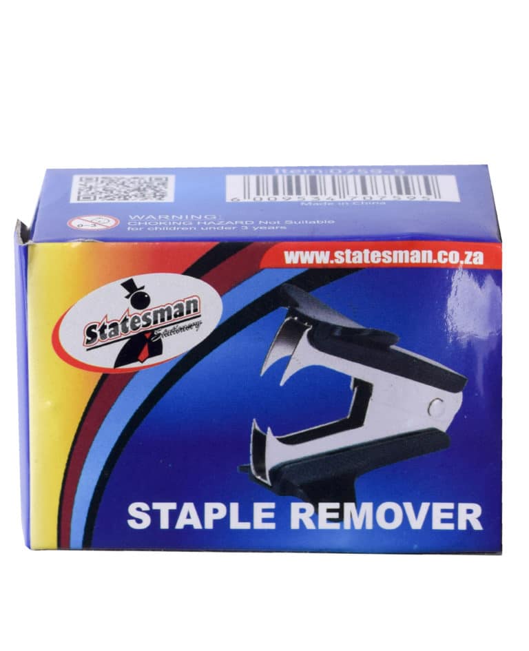 Staple Remover With Safety Lock