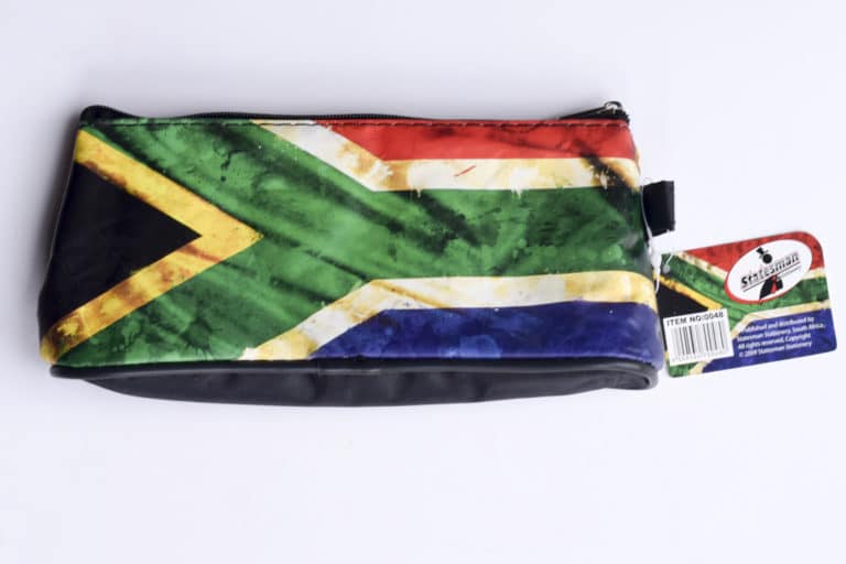 South African Flag Pencil Case 15cm