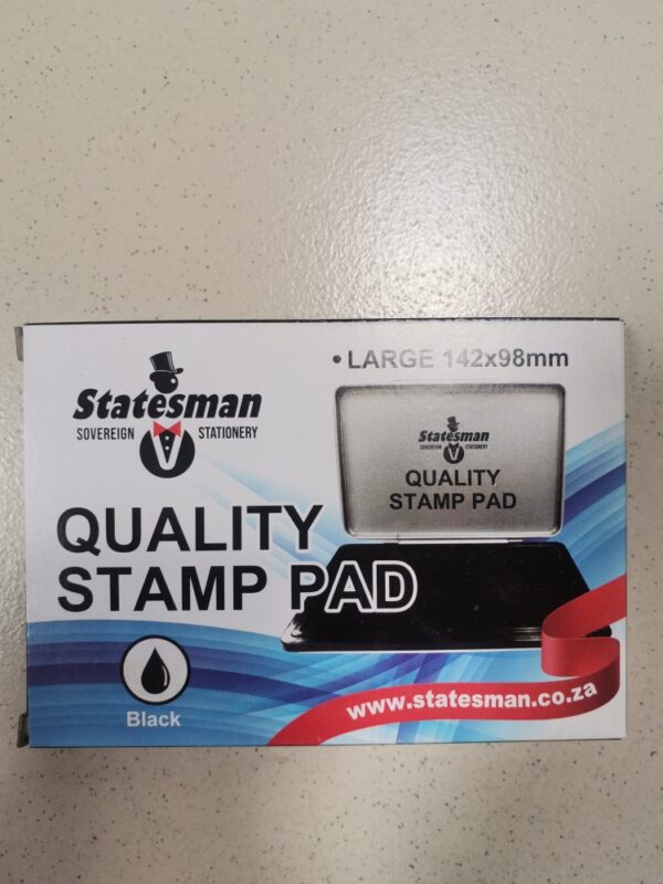 Statesman Black Stamp Pad 142x98