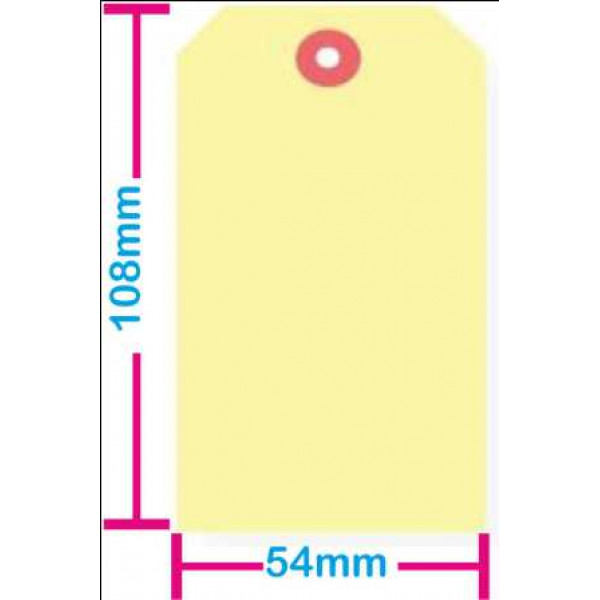 Buff Tags No.4 110x55mm