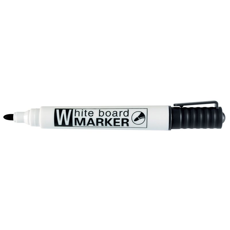 Statesman Whiteboard Marker Black Singles Bullet Point