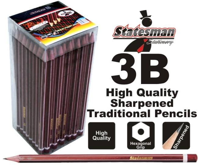 Statesman 3B Pencils 100's