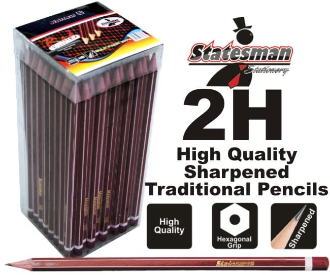 Statesman 2H Pencils 100's