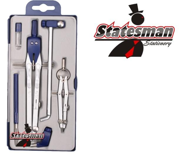 Statesman Technical Drawing Compass Set 6PC