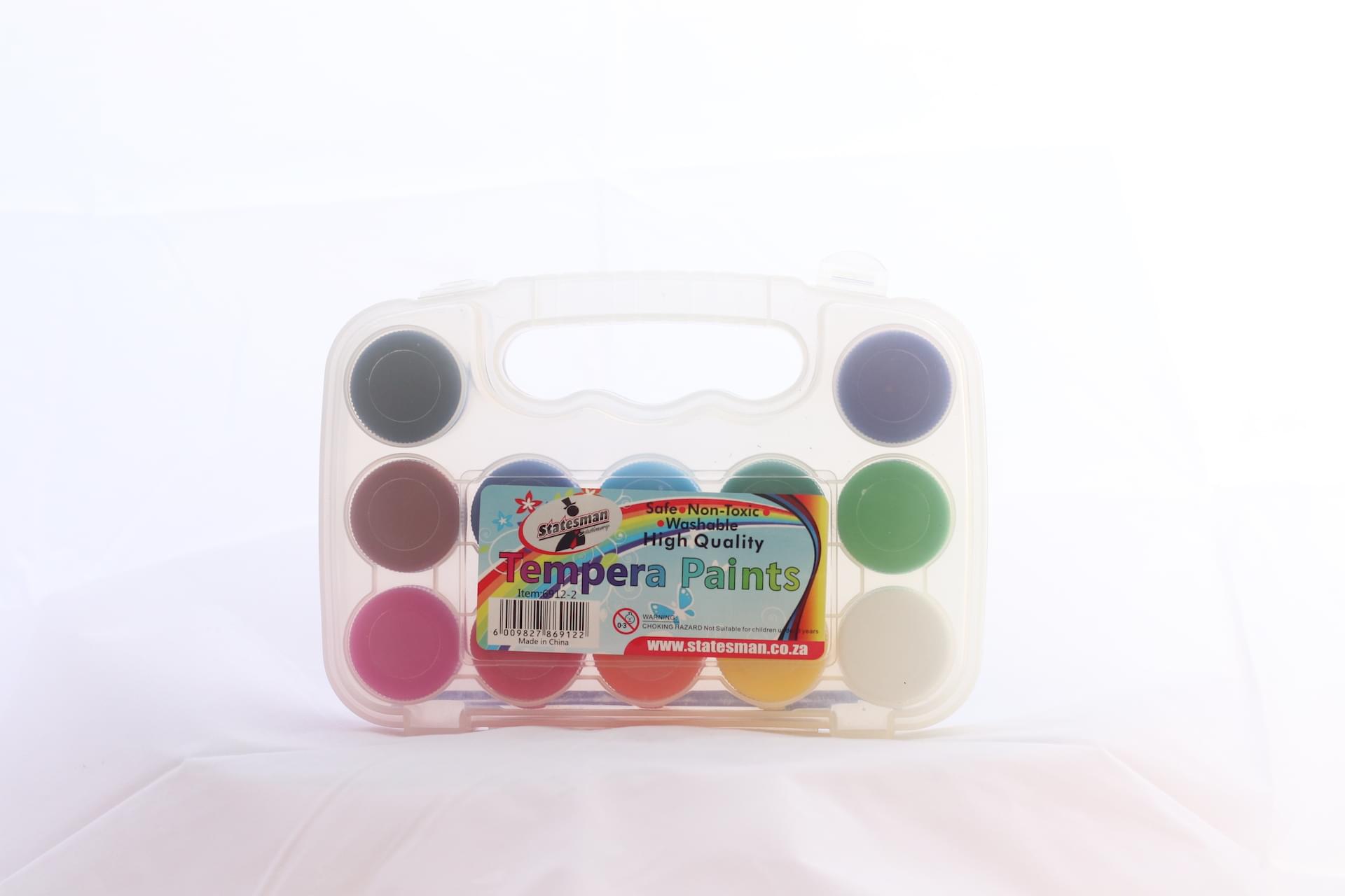 Statesman Poster Paint Set 12 Colours Special Offer !!!