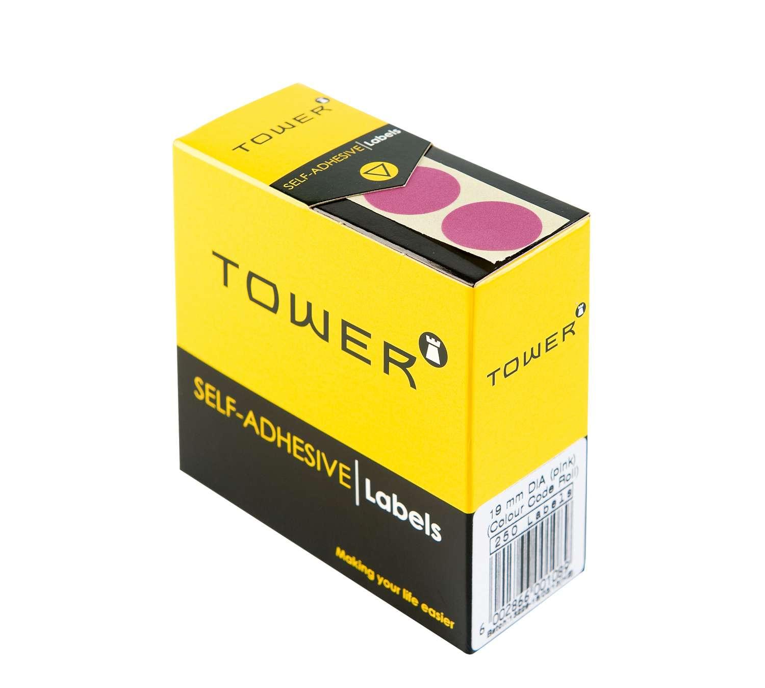 Tower C19 Colour Code Rolls Pink