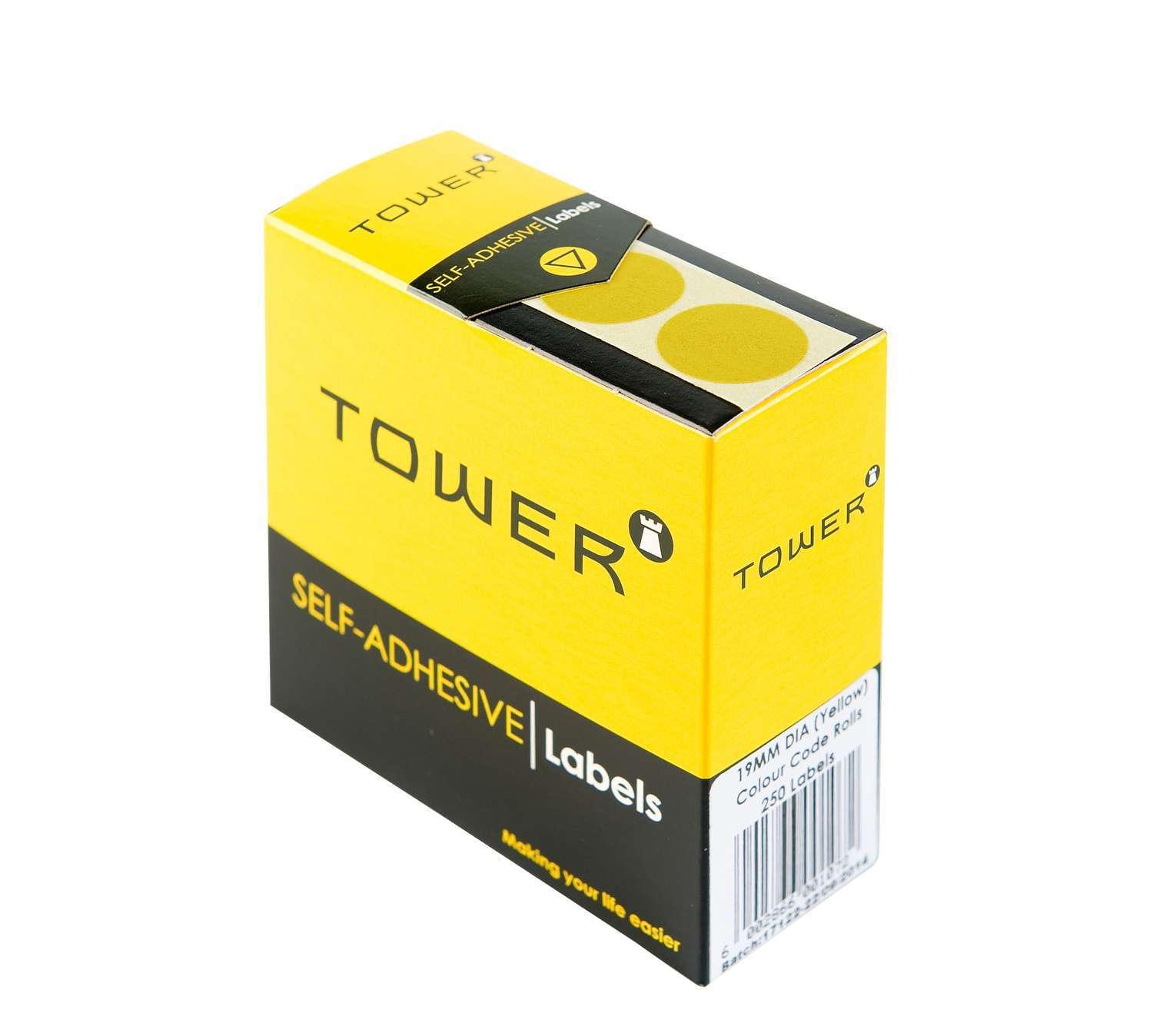 Tower C19 Colour Code Rolls Yellow